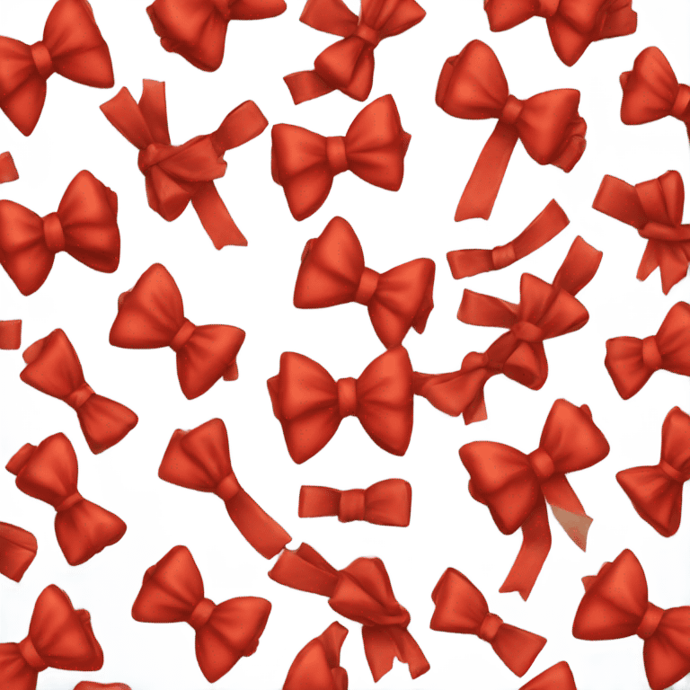 Red bow emoji