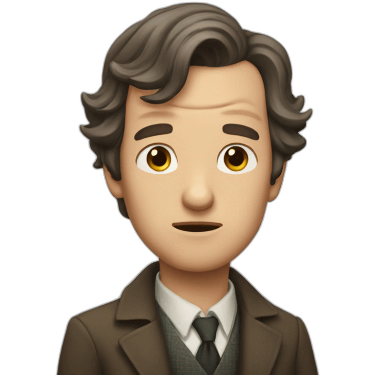 "no shit, sherlock" face emoji