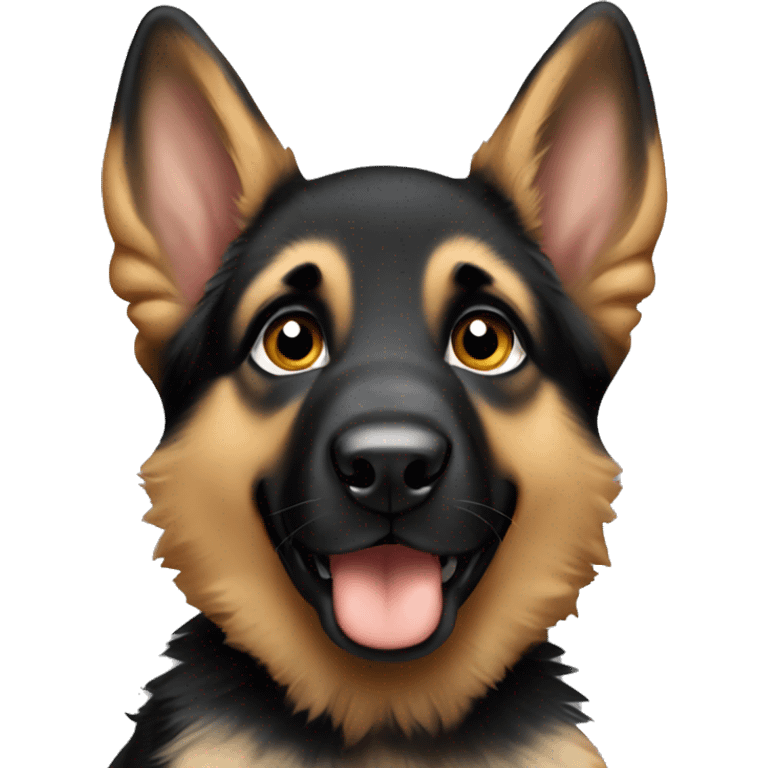 German shepherd puppy emoji