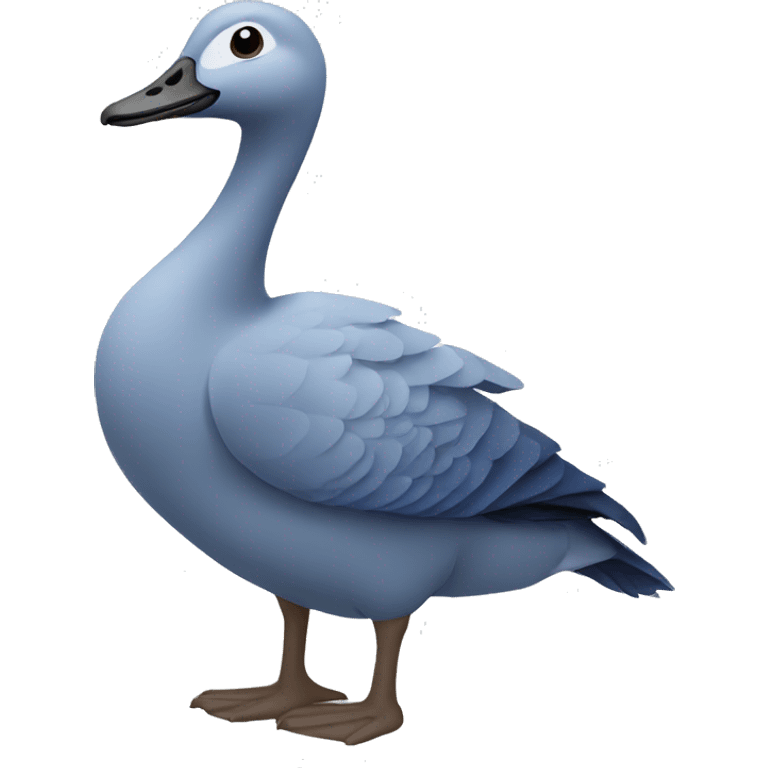 Blue goose emoji