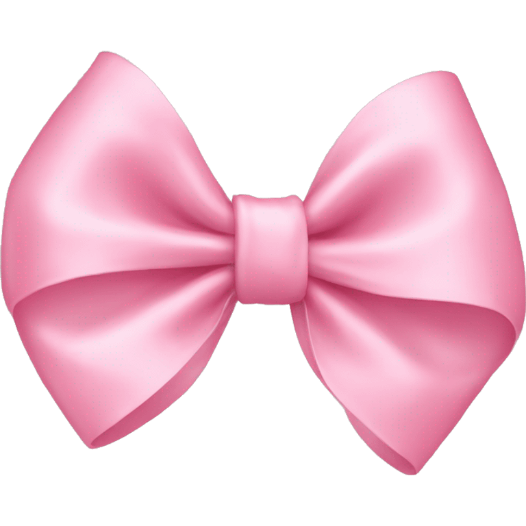 Baby pink bow emoji