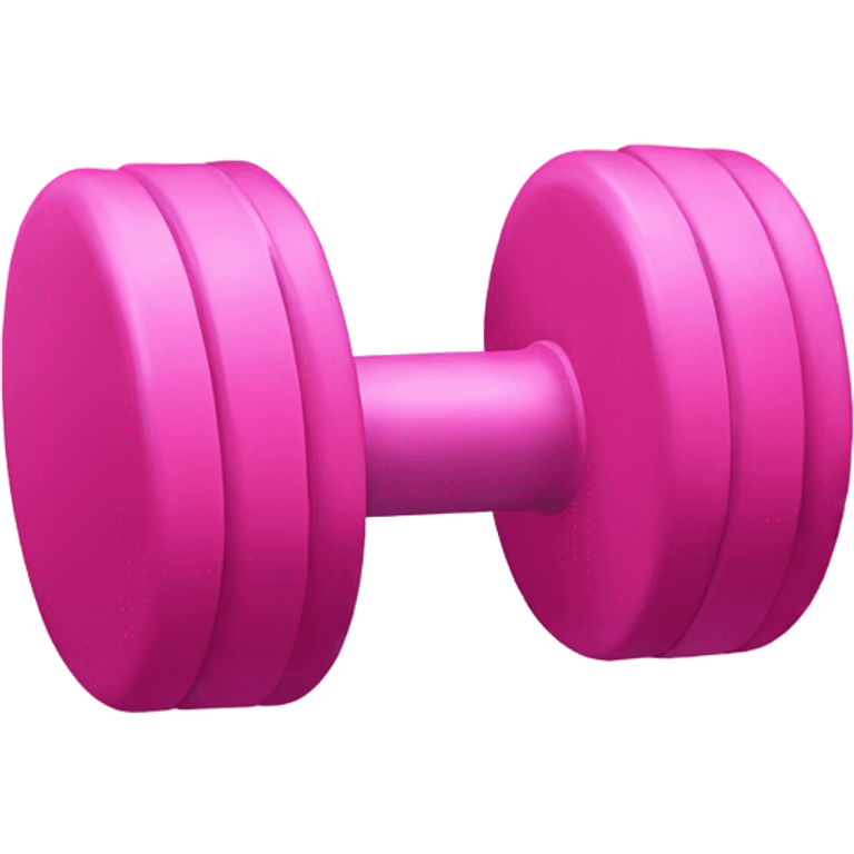 Pink dumbbells  emoji