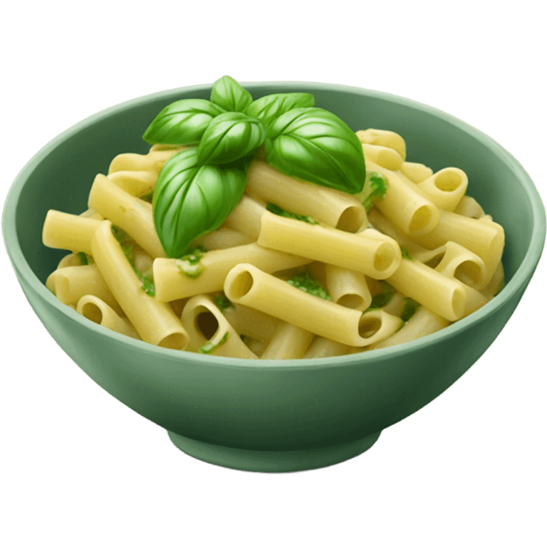 Pesto sauce pasta emoji