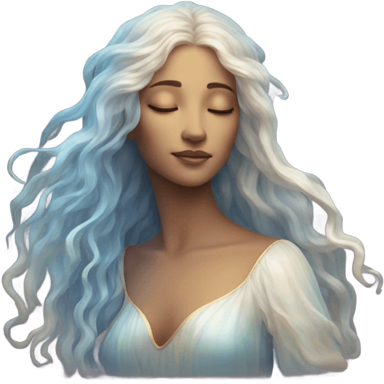 astrology virgo the maiden iridescent  emoji