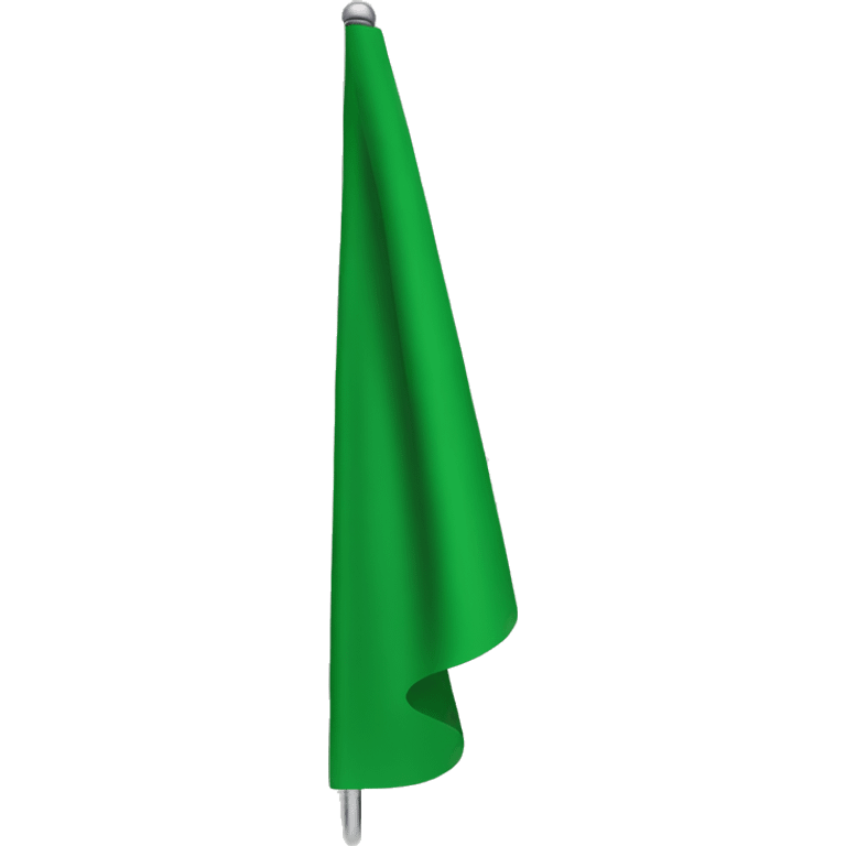 a small green color flag emoji