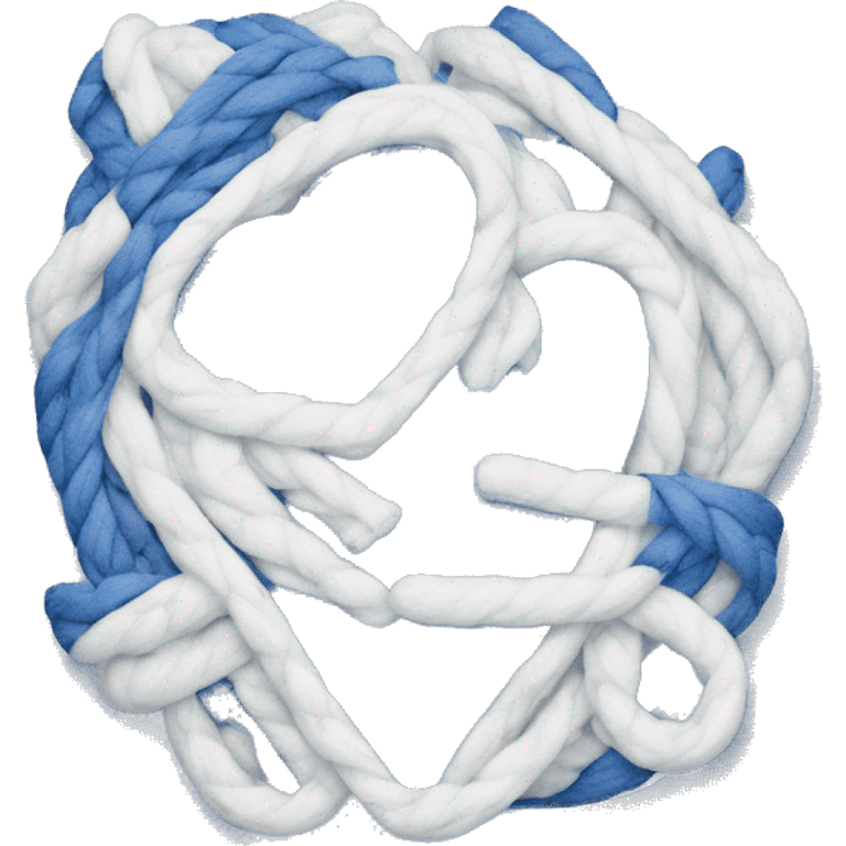 mending heart blue and white emoji