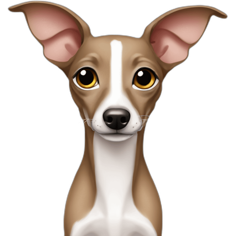 Fawn Italian greyhound emoji