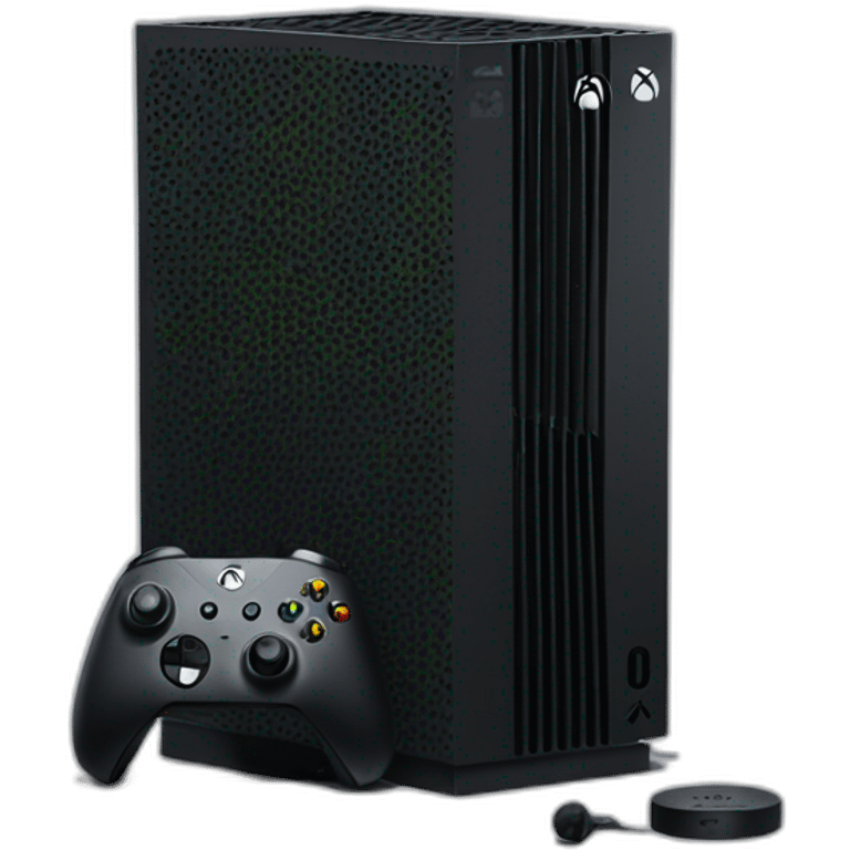 microsoft xbox series x console emoji