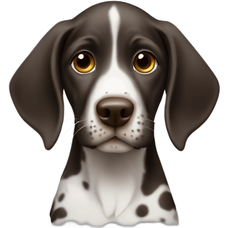 german pointer puppy emoji