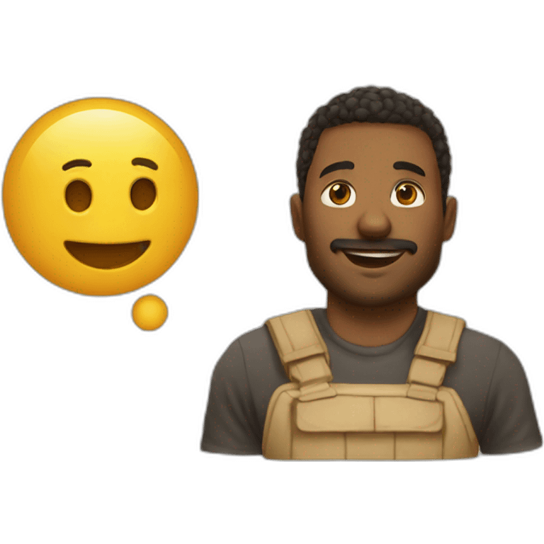 Renarde avec un lou emoji