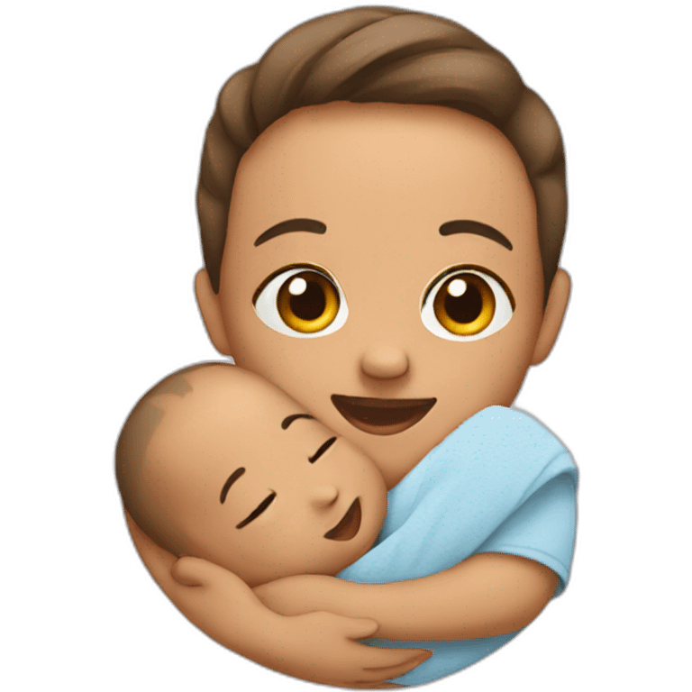 Having baby emoji