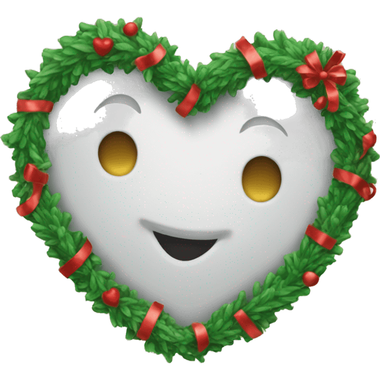 Christmas heart  emoji