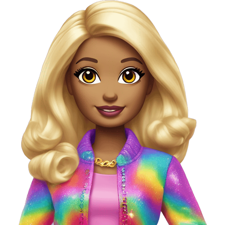 Lisa frank barbie emoji