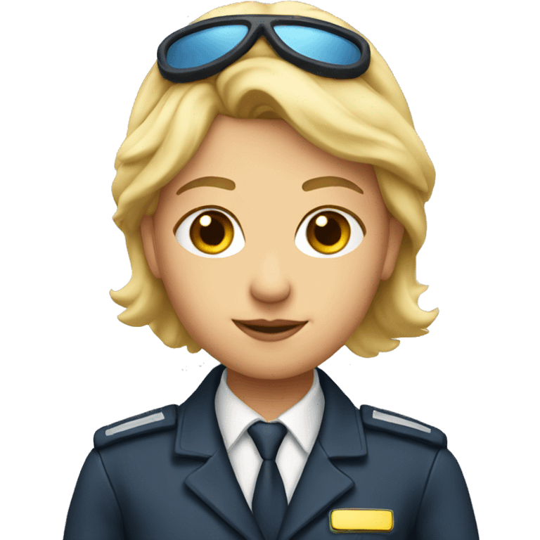 Blonde Pilot  emoji