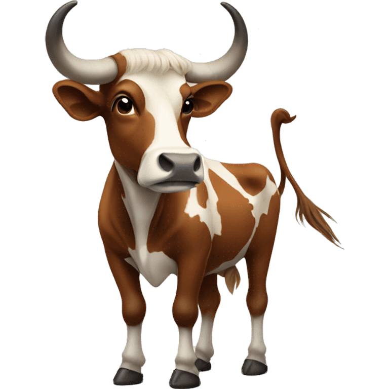 Full body watusi cow emoji