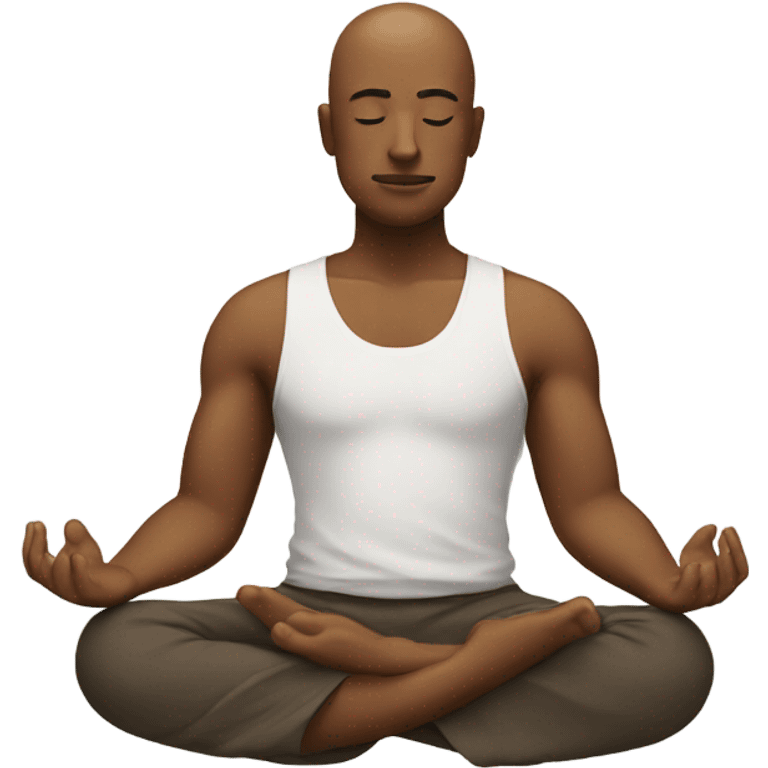 Meditating  emoji