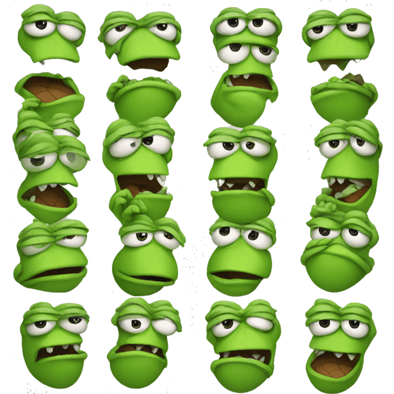 Angry Kermit the Frog  emoji