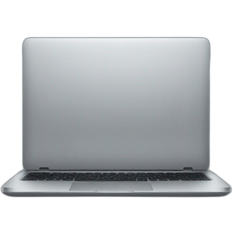 Back of a pc laptop emoji