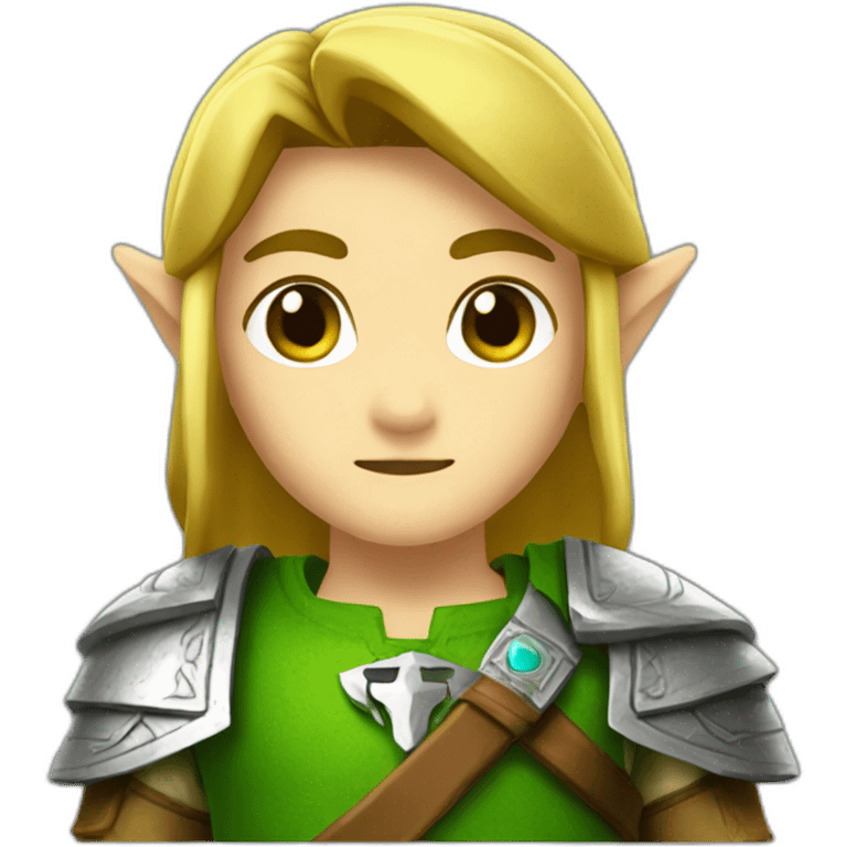 Link calein Zelda emoji