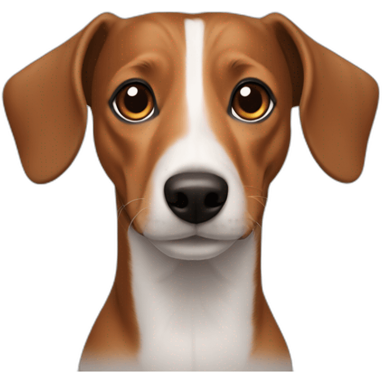 brown dachshund jack russell(brown with no white) emoji