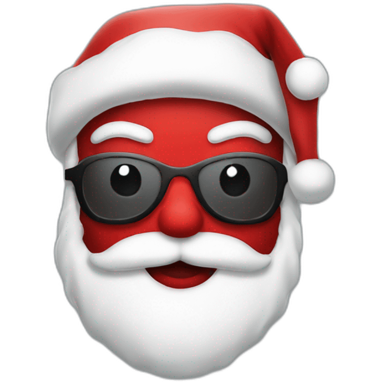 santa claus in mask emoji