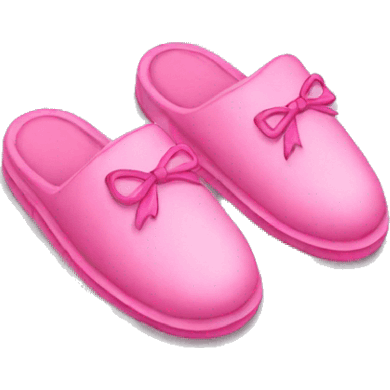 Pink slippers emoji