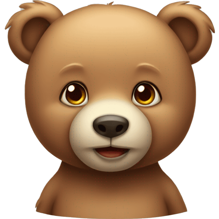 Cute bear emoji