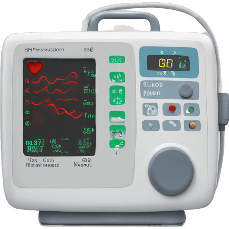 Blood pressure monitor in an intensive care unit  emoji