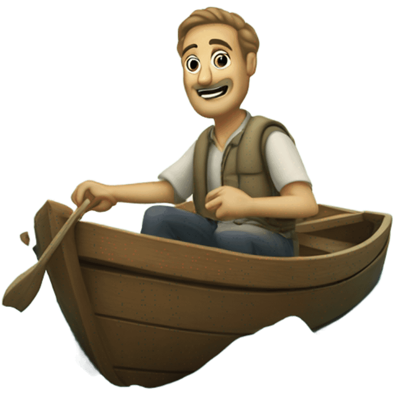 Wassermann Krebs in a boat love emoji