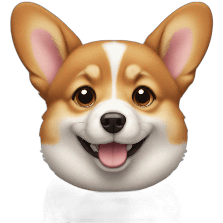 corgie dog bunny emoji