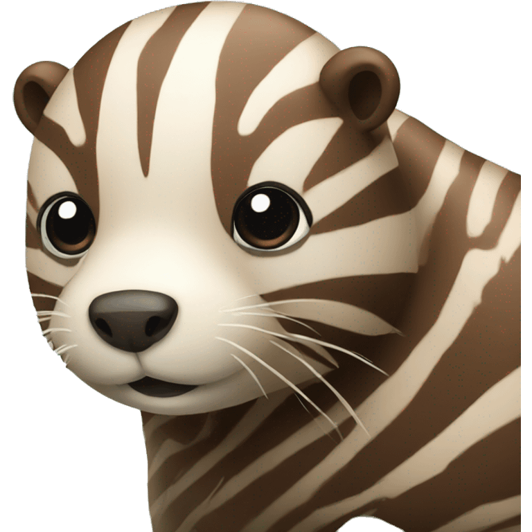 beaver zebra emoji