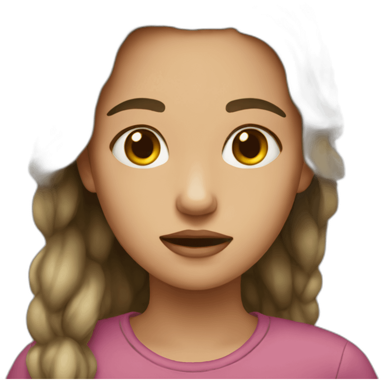 Girl-in-a-crisis emoji