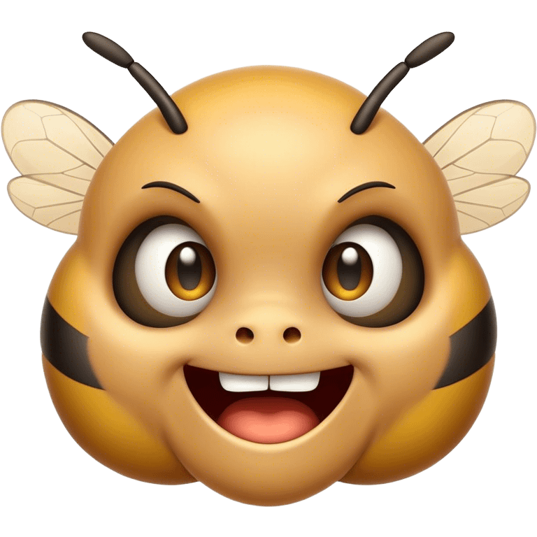 Beige smiley  beeing angry  emoji