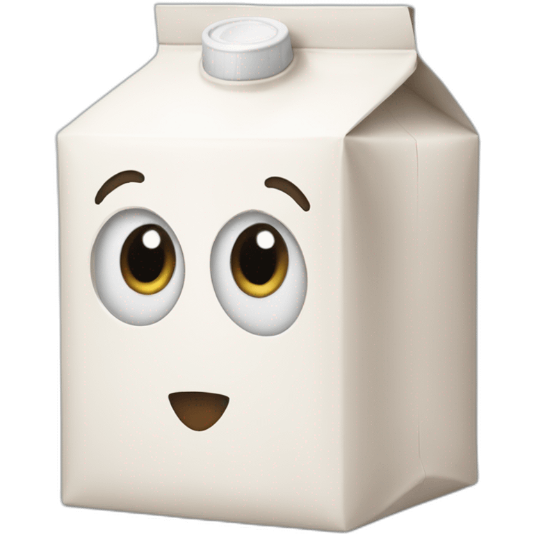 milk carton with eyes emoji