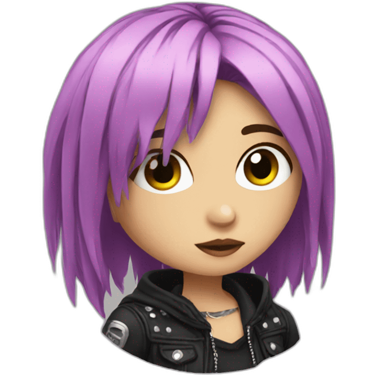 emo girl with a passion for punk emoji