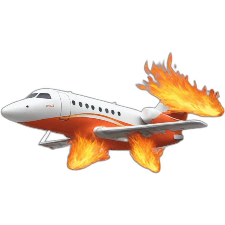 taylor swift jet on fire emoji