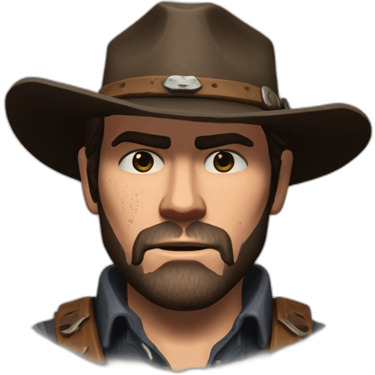 Arthur Morgan from the game “Red Dead Redemption 2” emoji