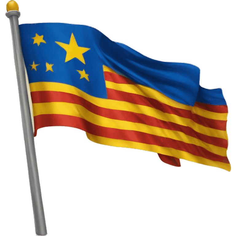 Bandera estelada cataluña emoji