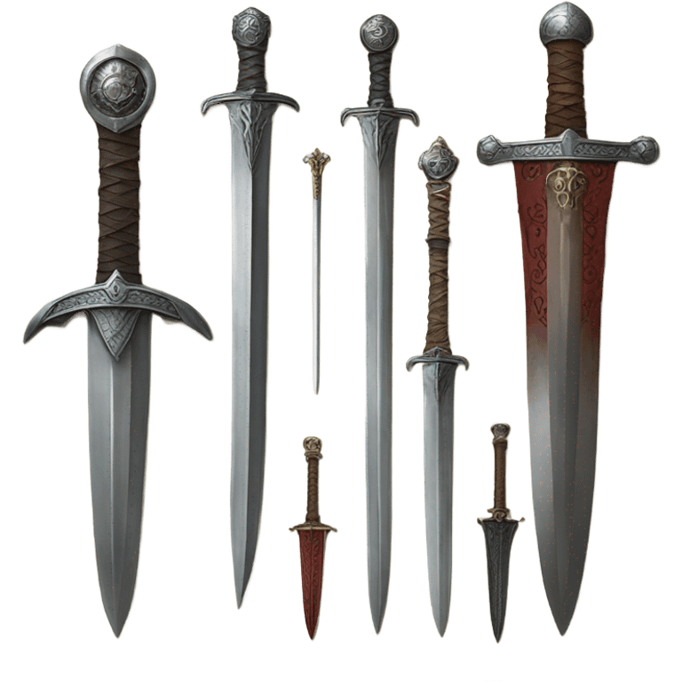 game of thrones swords  emoji