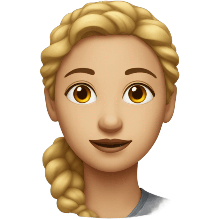 intimate indoor portrait of woman emoji