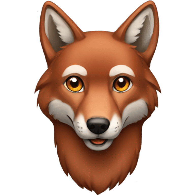 red wolf emoji