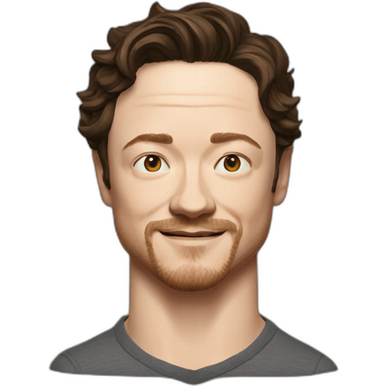 james mcavoy real emoji