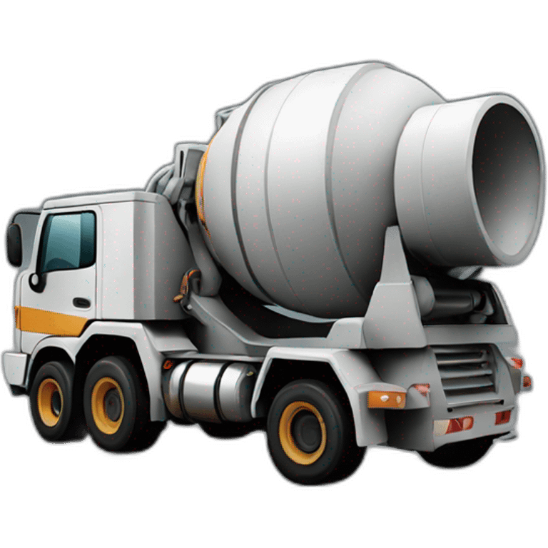 Concrete mixer emoji