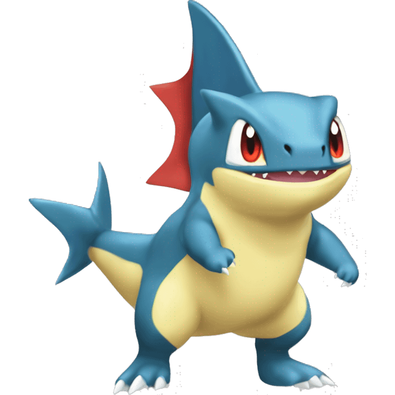 Sharpedo-Charmeleon-Gible-Larvitar-Fakémon Full Body emoji