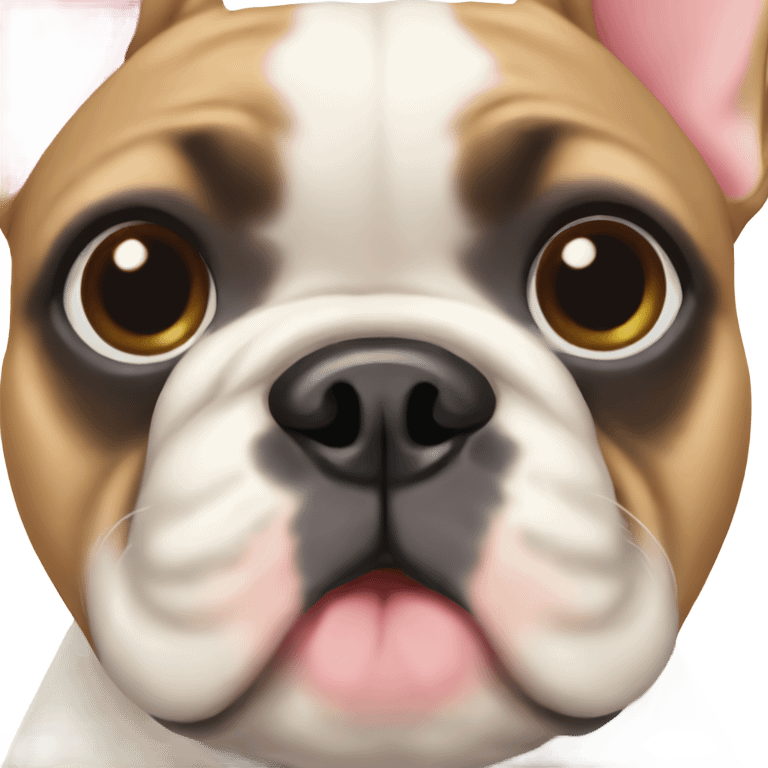 French bulldog emoji