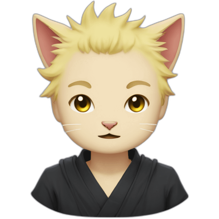 gojo is a cat from jujutsu kaisen emoji