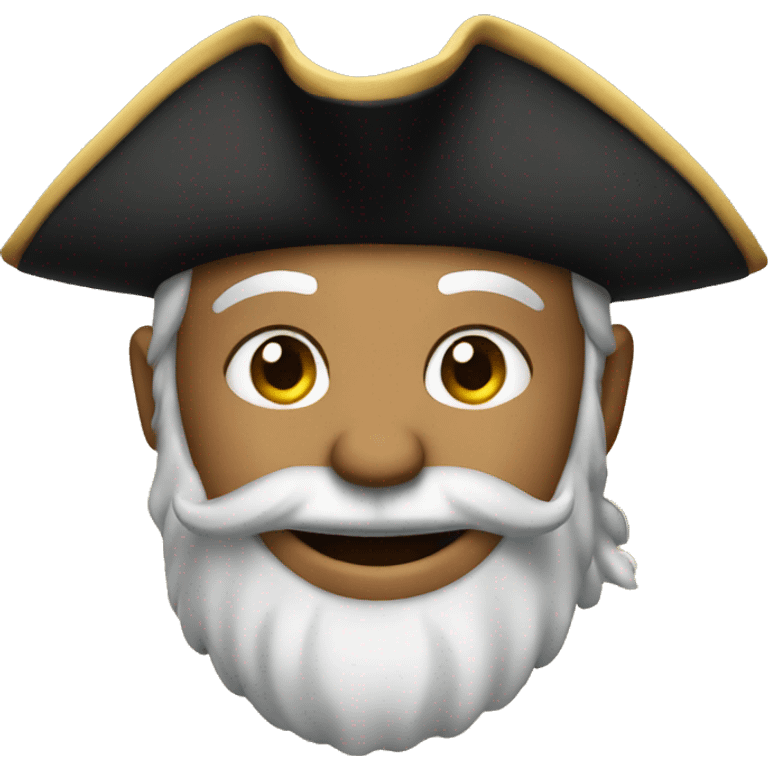 Pirate smiling emoji