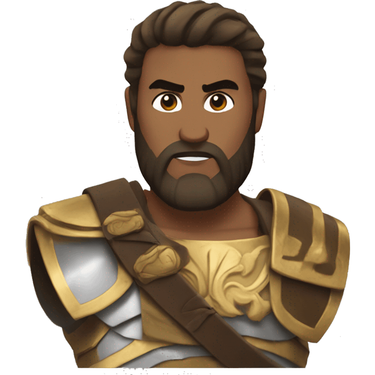 leonidas face hair is emoji