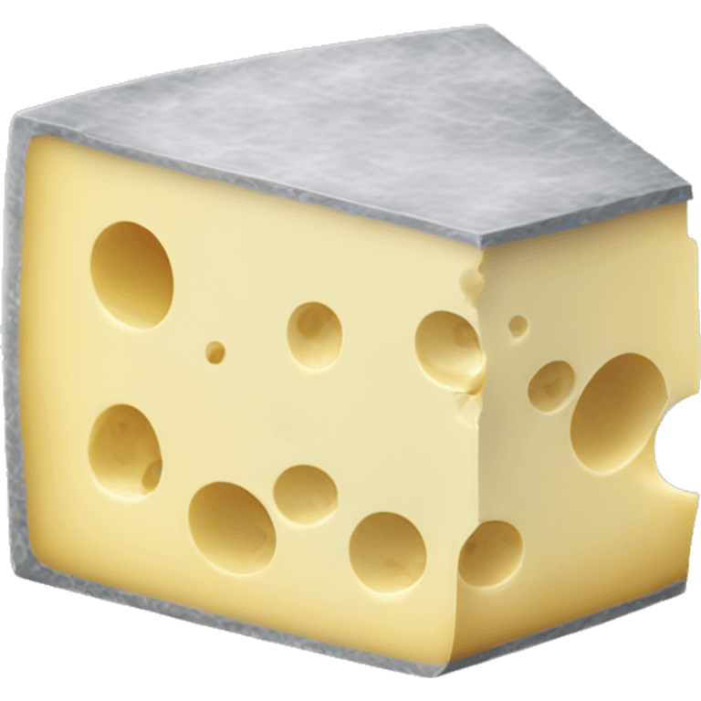 grey cheese emoji