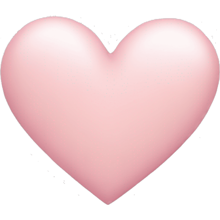 Light pink heart emoji